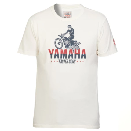T-SHIRT ABBOT BEIGE POUR HOMME-YAMAHA FASTER SONS 2019