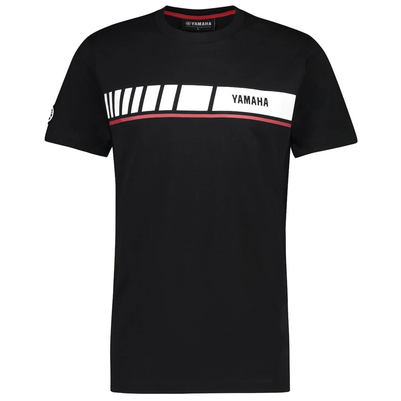 T-SHIRT NOIR MANCHES COURTES HOMME YAMAHA REVS 2019 - SPORTSWEAR - Audemar