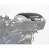 CAPOT NOIR POUR TOP-CASE 47 LITRES KYMCO reference:NH397FA