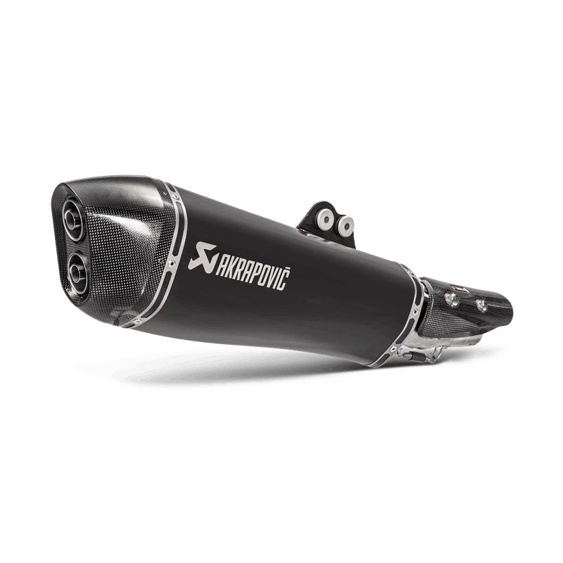 SILENCIEUX D'ÉCHAPPEMENT NOIR AKRAPOVIC POUR KYMCO AK 550 - AK 550 2017⇿2022 - Audemar