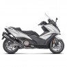 SILENCIEUX D'ÉCHAPPEMENT NOIR AKRAPOVIC POUR KYMCO AK 550 reference:KA-01-0536
