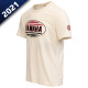 T-SHIRT FASTER SONS YAMAHA TRAVIS BEIGE POUR HOMME