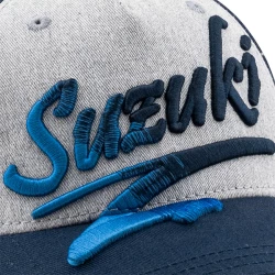 CASQUETTE GRIS/BLEU ENFANT SUZUKI KIDS 2021