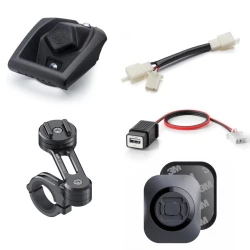 PACK SUPPORT UNIVERSEL DE GUIDON SP CONNECT POUR X-MAX-TRICITY300-NMAX 125