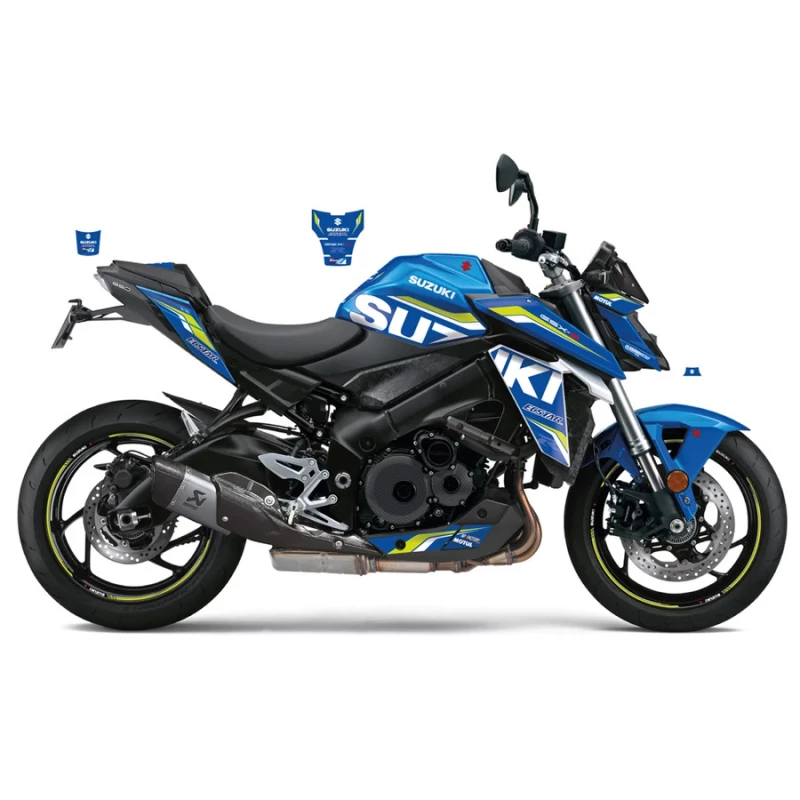 KIT DECO ECSTAR BLEU/JAUNE POUR GSX-S950/1000 - GSX-S1000 - Audemar
