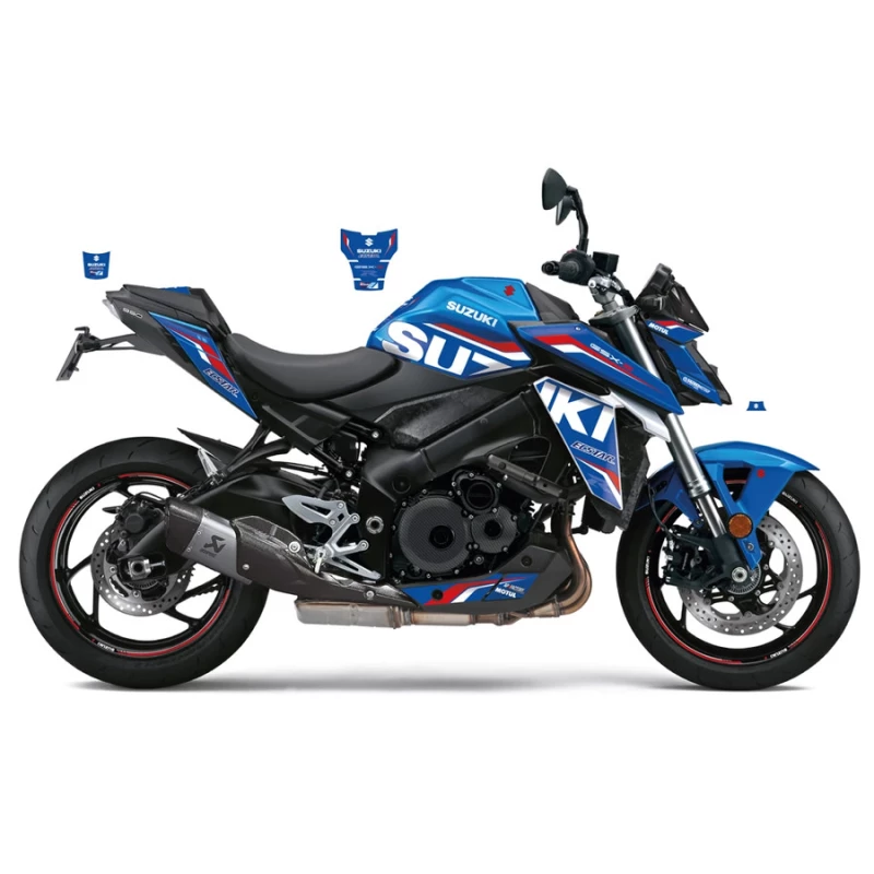 KIT DECO ECSTAR BLEU/ROUGE POUR GSX-S950/1000 - GSX-S950 - Audemar