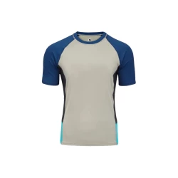 LYCRA HOMME MANCHES COURTES SEA-DOO BEACH GRIS/BLEU