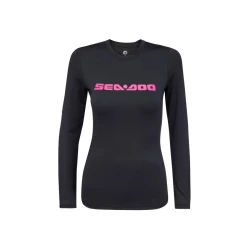 LYCRA FEMME MANCHES LONGUES SEA-DOO SIGNATURE NOIR