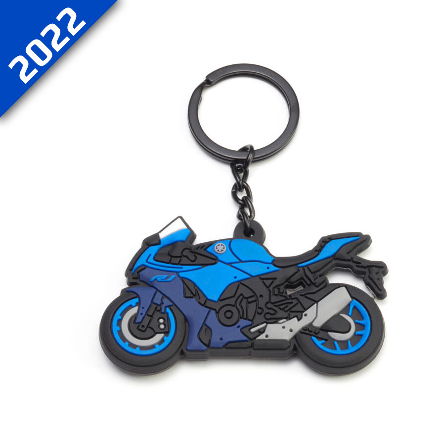 Dafy Moto - Porte Clé Yamaha Noir / Bleu