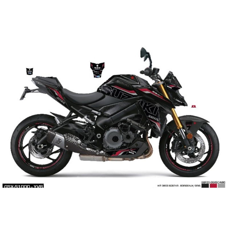 Hot Wheels Suzuki GSX-R - Modèle Course Bordeaux/noir, Occasion