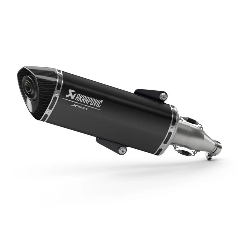 SILENCIEUX AKRAPOVIC TITANE NOIR POUR XMAX 125 - XMAX 125 - Audemar