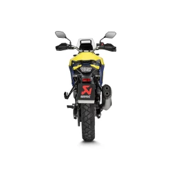 SILENCIEUX TITANE-CARBONE AKRAPOVIC POUR V-STROM 800DE