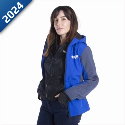 VESTE SOFTSHELL HOMOLOGUÉE FEMME -CZECH- PADDOCK BLUE YAMAHA