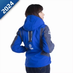 VESTE SOFTSHELL HOMOLOGUÉE FEMME -CZECH- PADDOCK BLUE YAMAHA