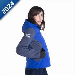 VESTE SOFTSHELL HOMOLOGUÉE FEMME -CZECH- PADDOCK BLUE YAMAHA