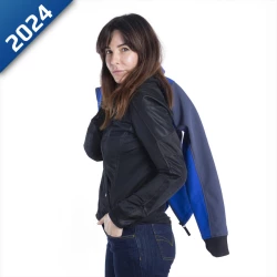 VESTE SOFTSHELL HOMOLOGUÉE FEMME -CZECH- PADDOCK BLUE YAMAHA