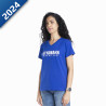 T-SHIRT FEMME -GAMAR- PADDOCK BLUE ESSENTIALS YAMAHA reference:B24PB211E00S
