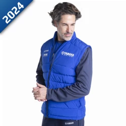 VESTE HYBRIDE HOMME -BAVLY- PADDOCK BLUE TEAMWEAR YAMAHA