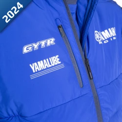 VESTE HYBRIDE HOMME -BAVLY- PADDOCK BLUE TEAMWEAR YAMAHA