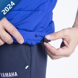 VESTE HYBRIDE HOMME -BAVLY- PADDOCK BLUE TEAMWEAR YAMAHA