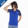 T-SHIRT FEMME -HEKIN- PADDOCK BLUE TEAMWEAR YAMAHA reference:B24FT219E00M