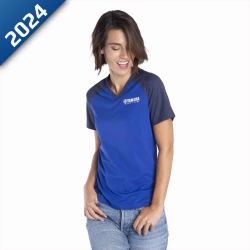 T-SHIRT FEMME -HEKIN- PADDOCK BLUE TEAMWEAR YAMAHA
