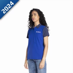 POLO FEMME -TSUSHIMA- PADDOCK BLUE TEAMWEAR YAMAHA
