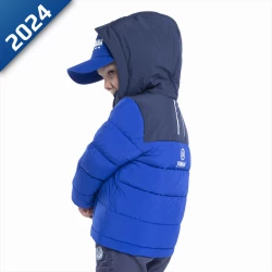 DOUDOUNE À CAPUCHE ENFANT -VALENCIA- PADDOCK BLUE TEAMWEAR YAMAHA
