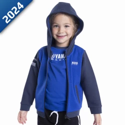 SWEAT À CAPUCHE ENFANT -BILBAO- PADDOCK BLUE TEAMWEAR YAMAHA