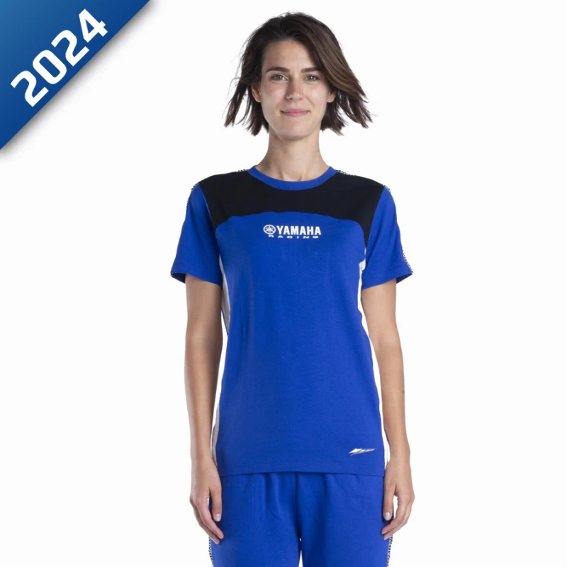T-SHIRT FEMME -OBU- PADDOCK BLUE STREETWEAR YAMAHA - YAMAHA Sportswear - Audemar