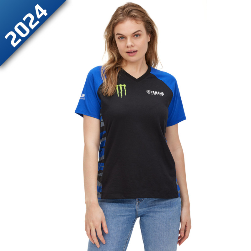 T-SHIRT FEMME MONSTER ENERGY® YAMAHA FACTORY MXGP TEAM REPLICA - YAMAHA Sportswear - Audemar
