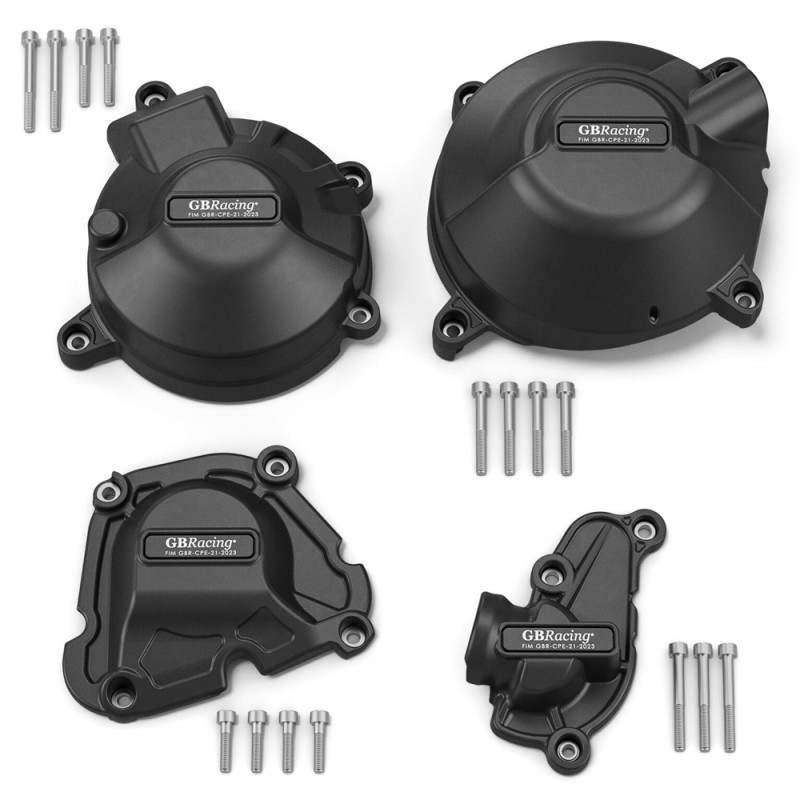 KIT DE PROTECTIONS DE CARTER GB RACING POUR R9 - YZF-R9 - Audemar