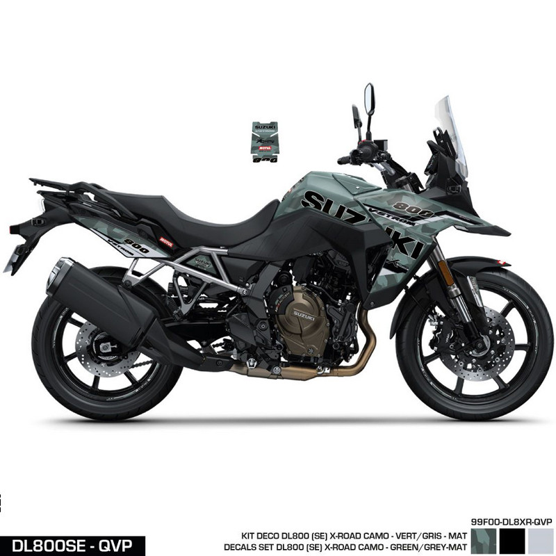 KIT DÉCO VERT-CAMO POUR V-STROM 800SE - V-STROM 800SE - Audemar