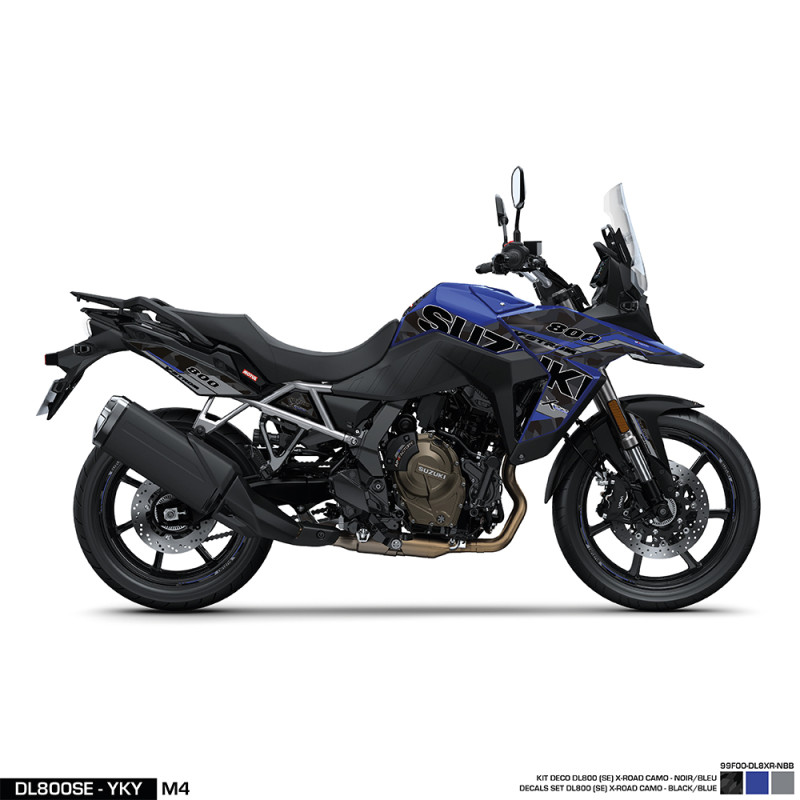 KIT DÉCO NOIR-BLEU POUR V-STROM 800SE - V-STROM 800SE - Audemar