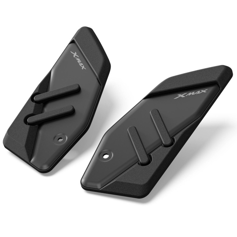 PLATINES SUPÉRIEURES DE MARCHE-PIEDS NOIRES POUR XMAX - XMAX 125 - Audemar