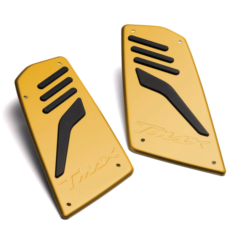 PLATINES MARCHE-PIEDS DORÉES POUR TMAX - TMAX 530 2012⇿2016 - Audemar