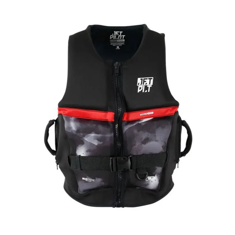GILET UNISEXE JETPILOT 3SXTY HYPERFLEX NOIR/ROUGE - ÉQUIPEMENT JETSKI - Audemar