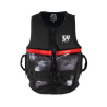 GILET UNISEXE JETPILOT 3SXTY HYPERFLEX NOIR/ROUGE reference:2503302