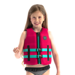 GILET DE SAUVETAGE NÉOPRENE JOBE POUR ENFANT ROUGE/BLEU