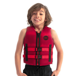 GILET DE SAUVETAGE NÉOPRENE JOBE POUR ENFANT ROUGE