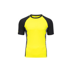 LYCRA HOMME MANCHES COURTES SEA-DOO BEACH JAUNE/NOIR