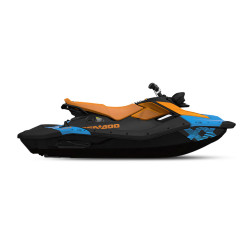 SPARK TRIXX 3 UP 2026 - BLEU OCÉAN / ORANGE CRUSH (66TD)