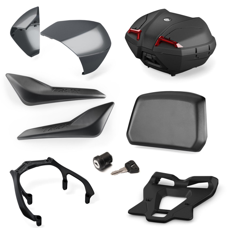 PACK TOP-CASE 45L COULEUR YAMAHA POUR TMAX 2022⇿2024 - TMAX 560 2022⇿2024 - Audemar