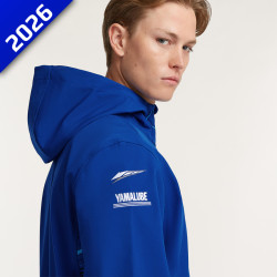 VESTE SOFTSHELL HOMME YAMAHA CARDIFF PADDOCK BLUE TEAMWEAR