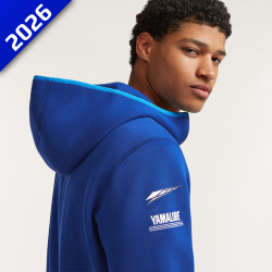 SWEAT ZIPPÉ HOMME YAMAHA BRISTOL PADDOCK BLUE TEAMWEAR