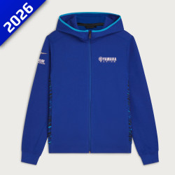 SWEAT ZIPPÉ HOMME YAMAHA BRISTOL PADDOCK BLUE TEAMWEAR