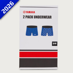 PACK DE DEUX BOXER GARÇON YAMAHA PADDOCK BLUE