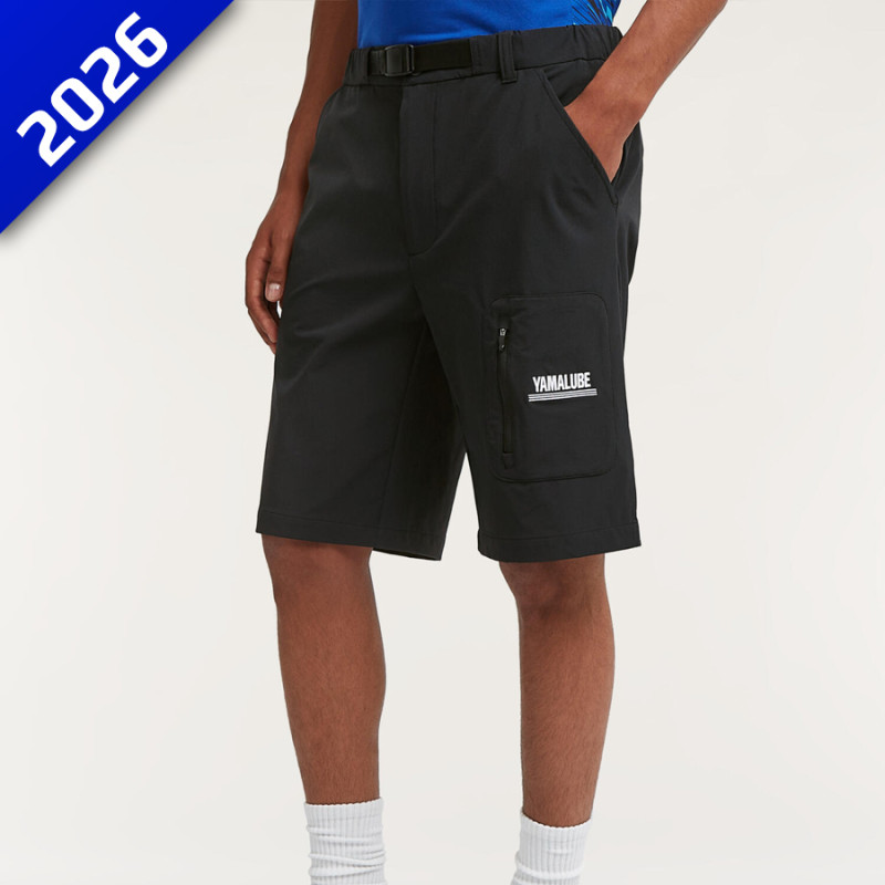 SHORT HOMME YAMAHA NORWIC PADDOCK BLUE TEAMWEAR - YAMAHA Sportswear - Audemar