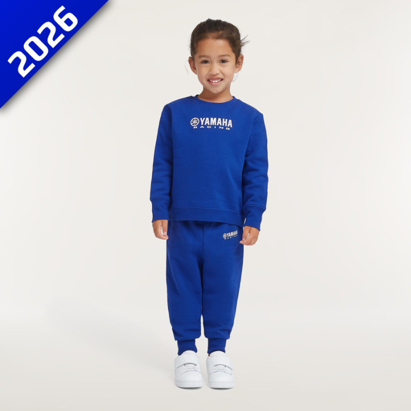 ENSEMBLE SWEAT-PANTALON DE JOGGING ENFANT YAMAHA PADDOCK BLUE - YAMAHA Sportswear - Audemar