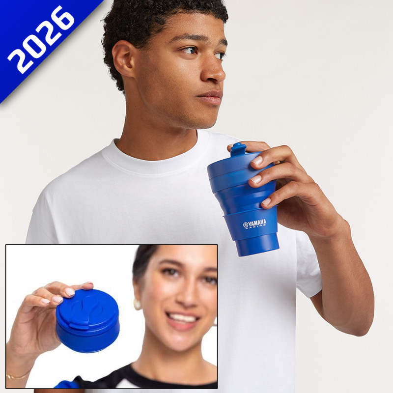 TASSE PLIABLE AVEC COUVERCLE PADDOCK BLUE - CADEAUX JOUETS GOODIES - Audemar